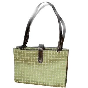 kate spade Fresh Green Dots Logo Classic Shoulderbag Structured Y2K Geometric